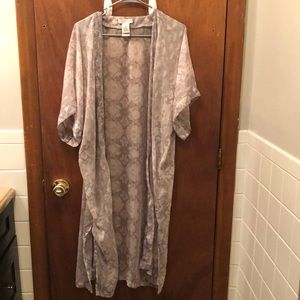 Snake skin kimono